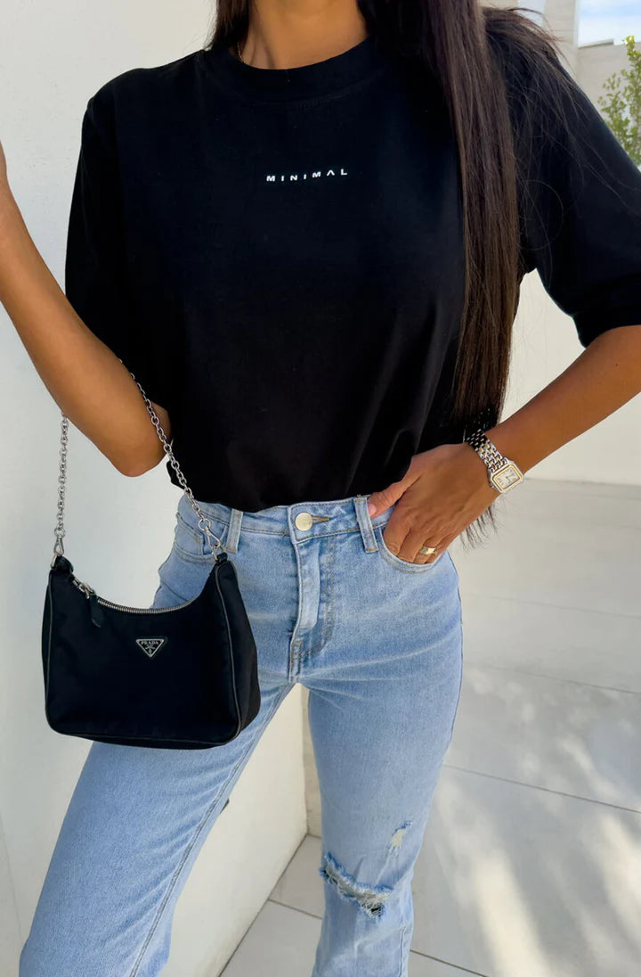 Regina Graphic Print Oversized T-shirt