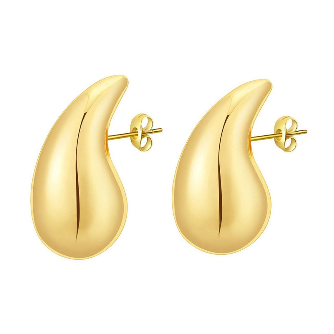 Gold Droplets Earrings