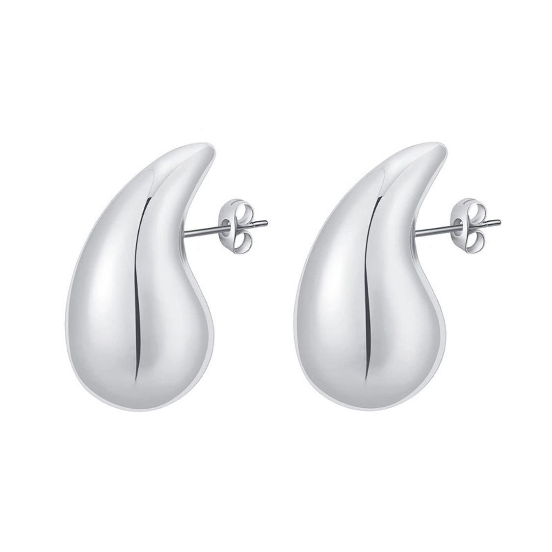 Silver Droplets Earrings