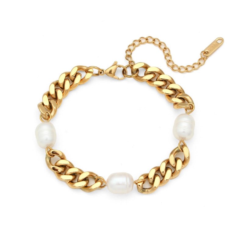Kendall Chunky Pearl Bracelet