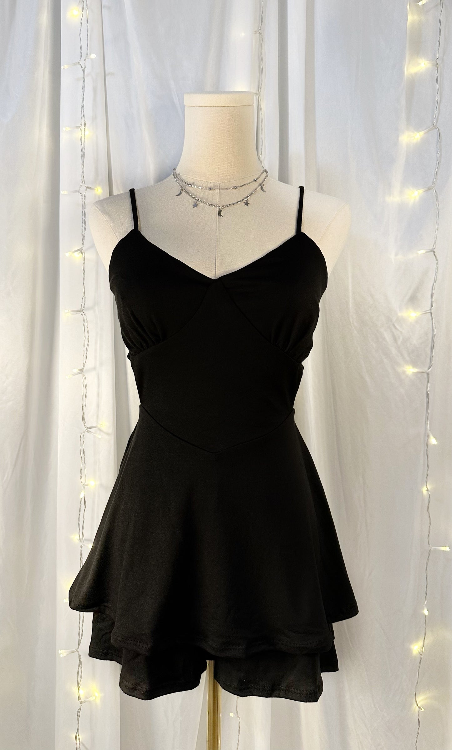 Megan Black Romper