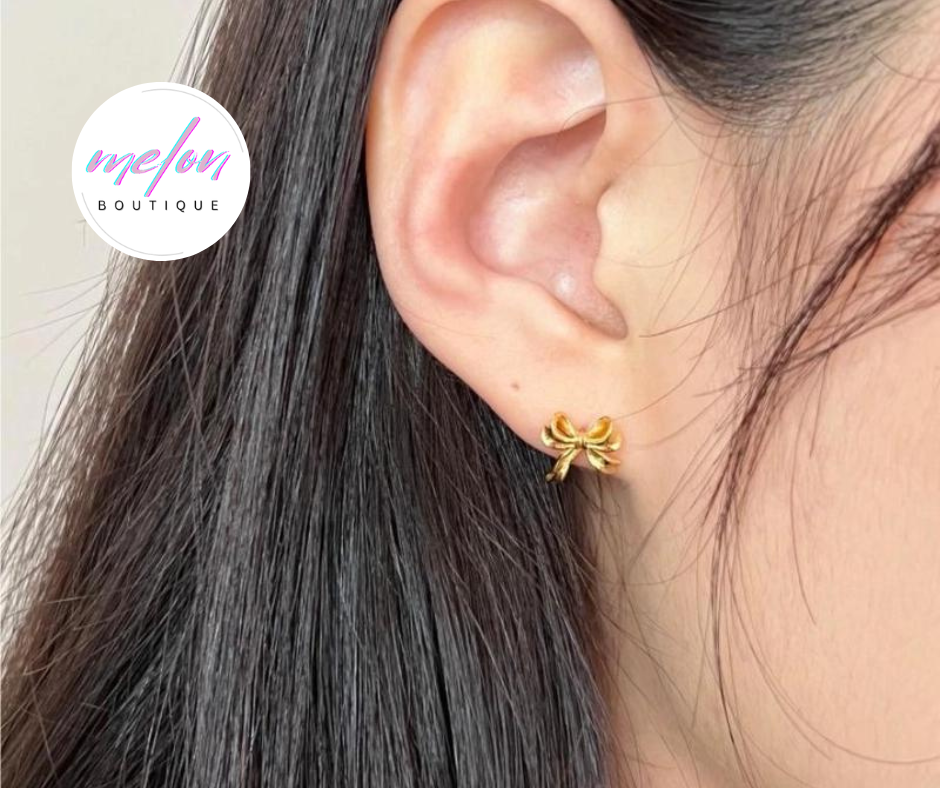 Coquette Mini Gold Studs