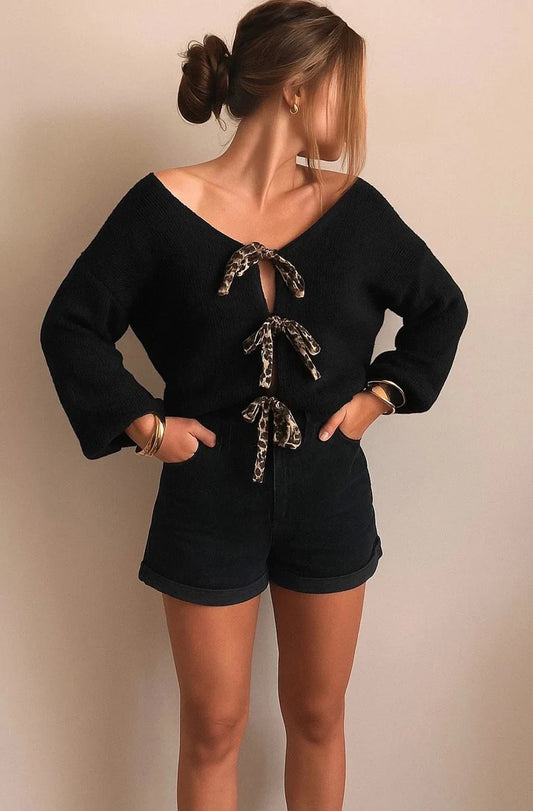 Leonor Leopard Cardigan