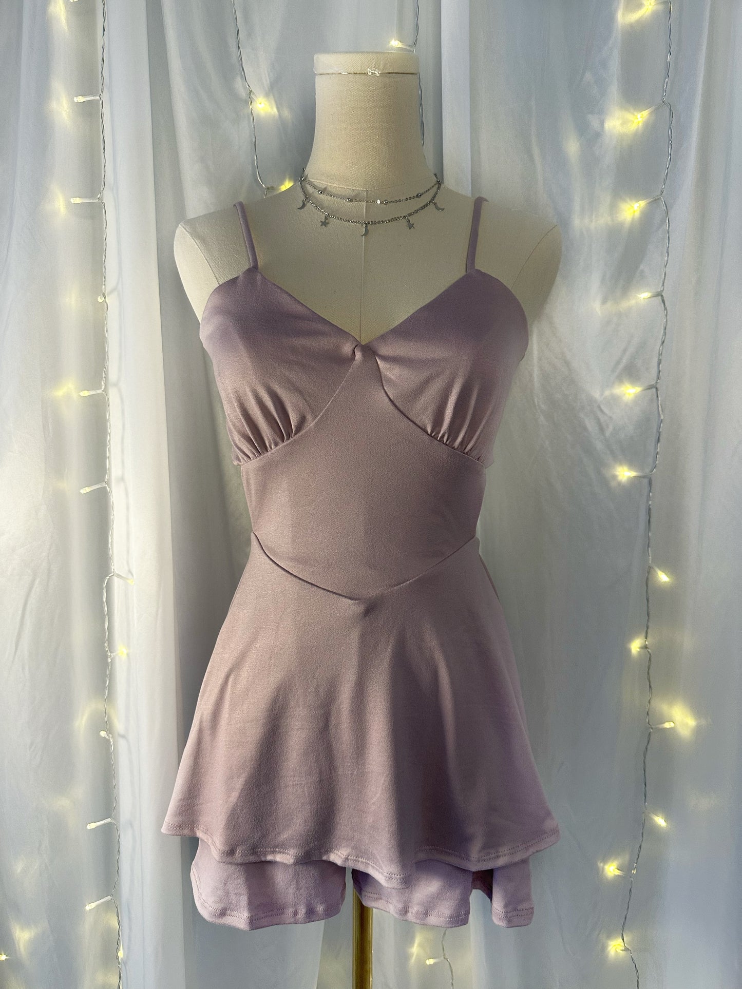 Megan Lilac Romper