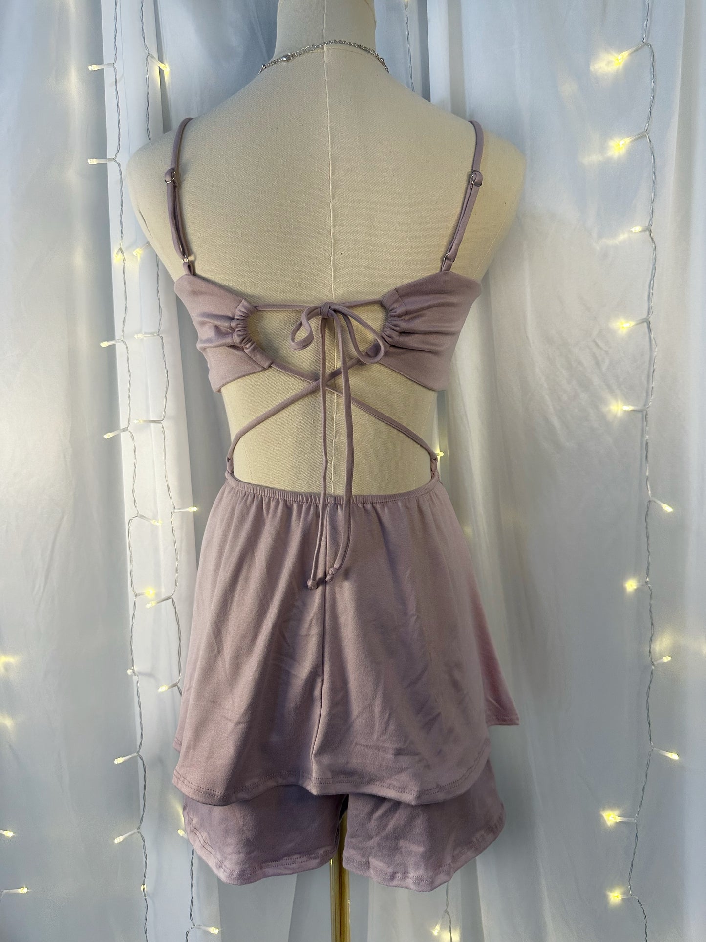 Megan Lilac Romper